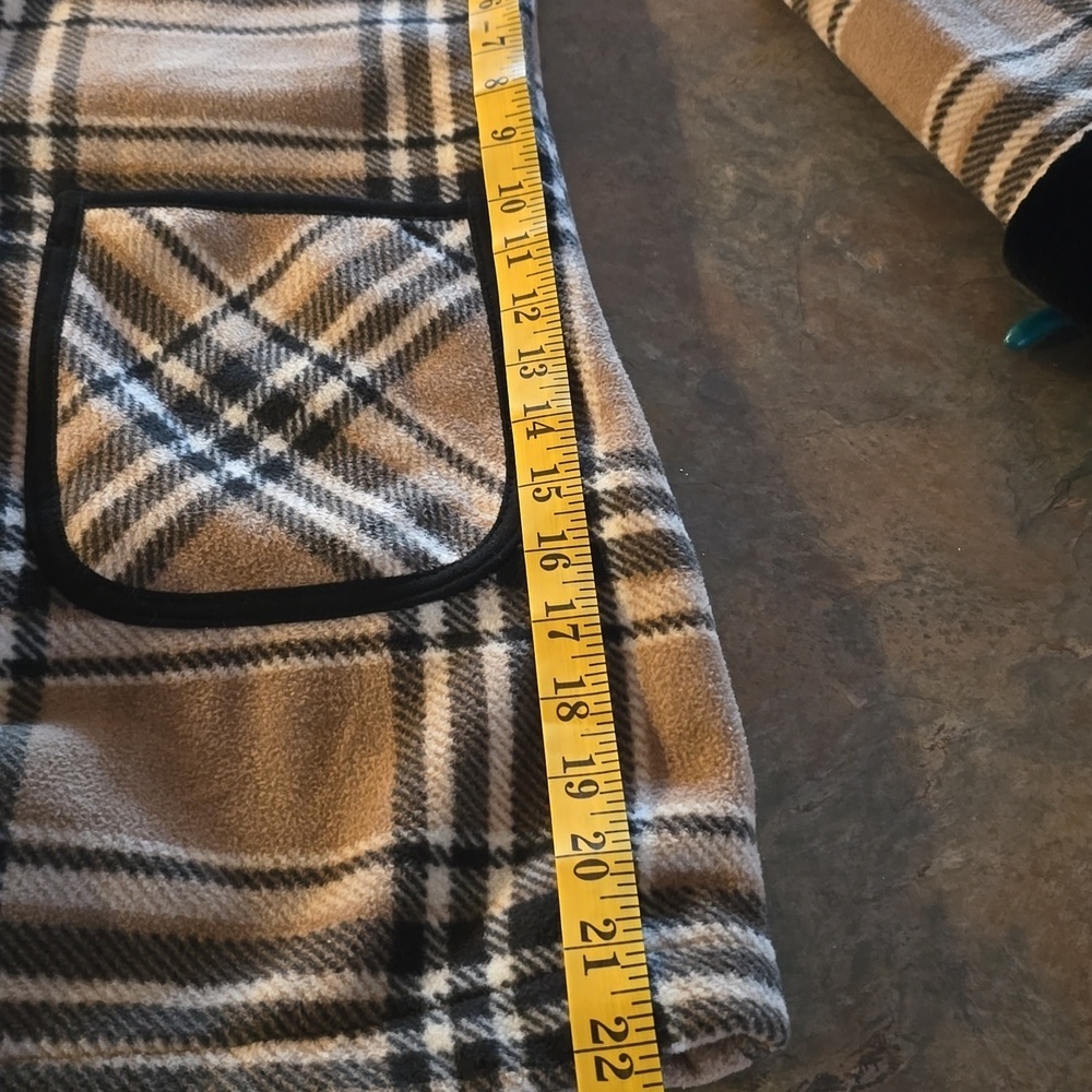 Plaid Shawl Collar Coat - Picture 8 of 9